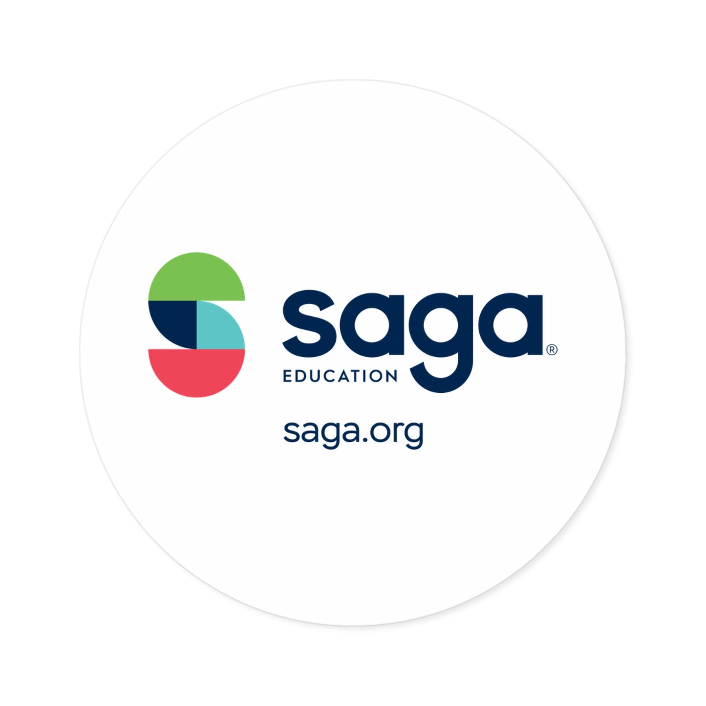Round Stickers, Indoor\Outdoor - Saga