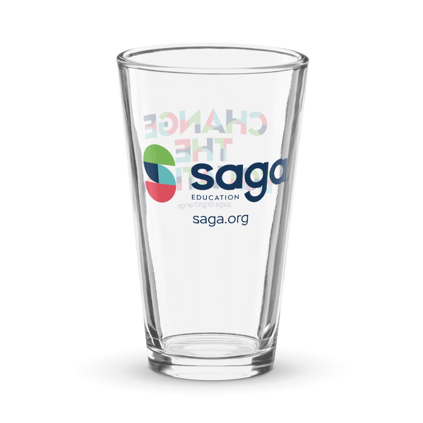 Pint Glass, 16oz - Change the Equation