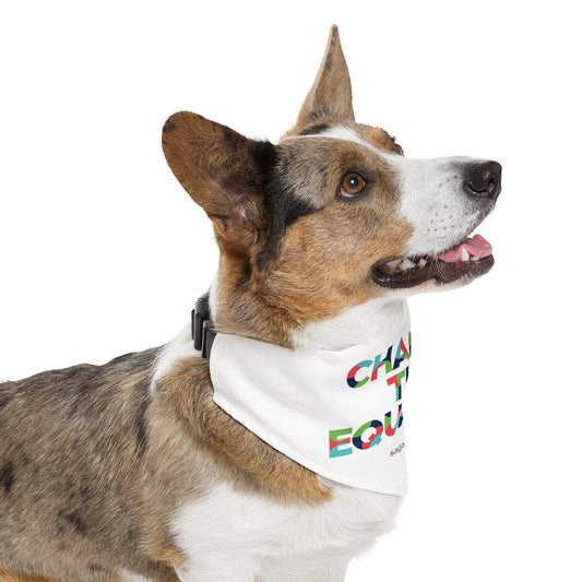 Pet Bandana Collar - Change the Equation