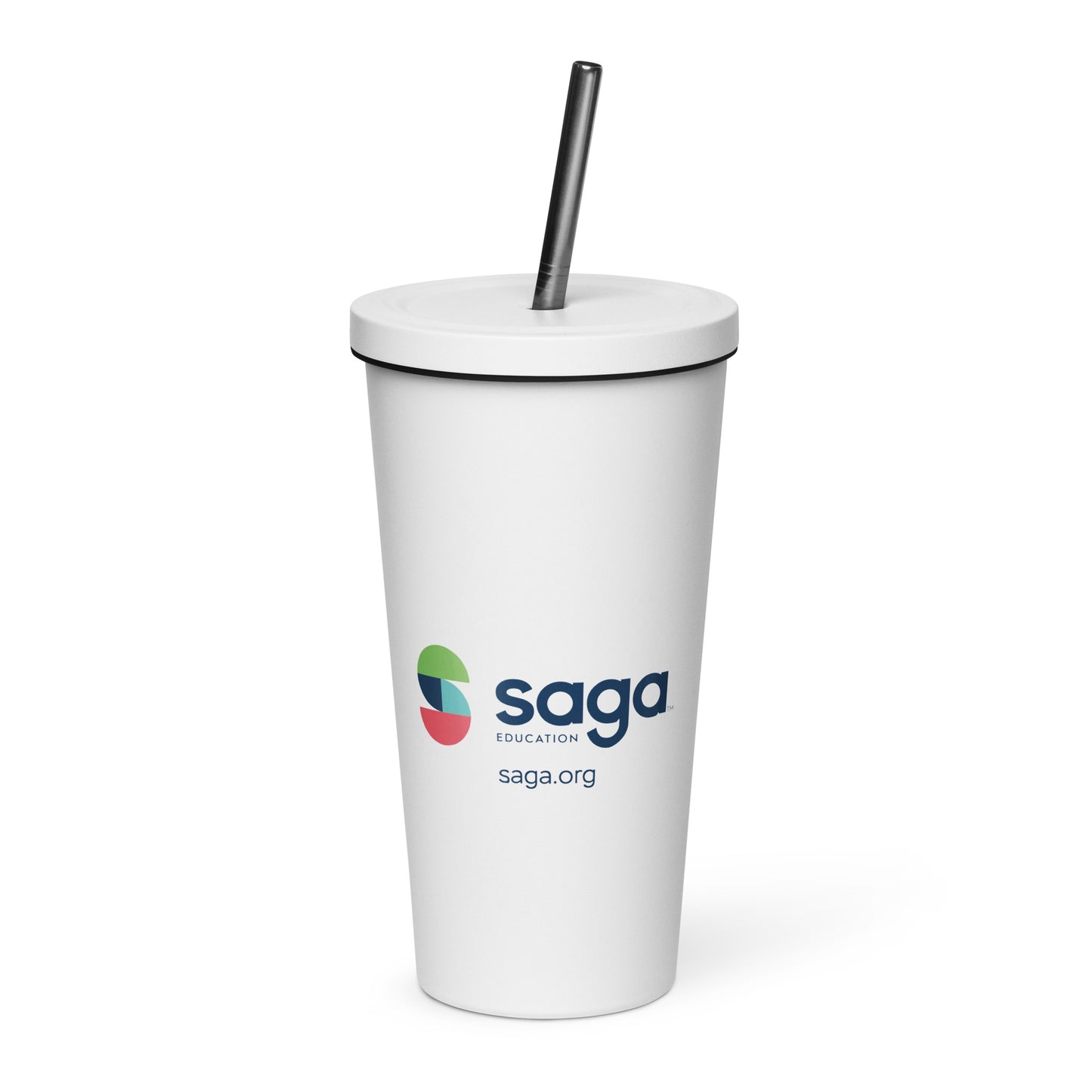 Insulated Tumbler With a Straw - Change the Equation