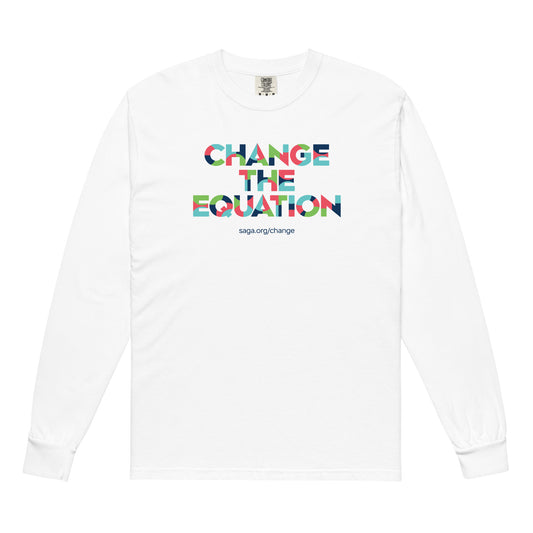 Comfort Colors | Unisex Heavyweight Long Sleeve Shirt - Change the Equation